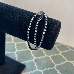 3 strand rhinestone bracelet
